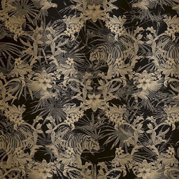 Galerie Wallpaper Product code: 12587 - Ted Baker Fantasia Wallpaper Collection - Black Gold Colours -  