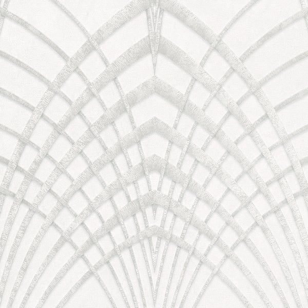 Galerie Wallpaper Product code: 32277 - Avalon Wallpaper Collection - White Grey Pearl Colours -  