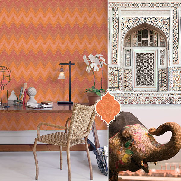 Galerie Wallpaper Product code: G67353R - Indo Chic Wallpaper Collection -   