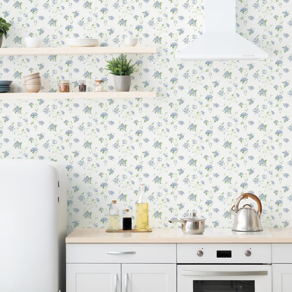 Galerie Wallpaper Product code: G67864_2 - Miniatures 3 Wallpaper Collection - Blue Green White Colours -  