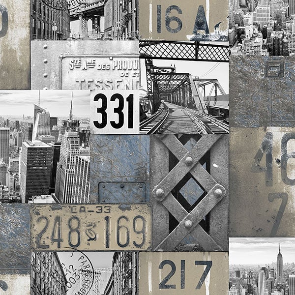 Galerie Wallpaper Product code: WU20646 - City Life Wallpaper Collection -   