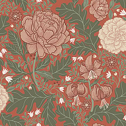 Galerie Wallcoverings Product Code 14004 - Ekbacka Wallpaper Collection - Terracotta Colours - Camille Design