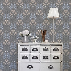 Galerie Wallcoverings Product Code 14016 - Ekbacka Wallpaper Collection - Grey Colours - Bellis Design