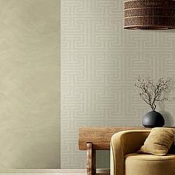 Galerie Wallcoverings Product Code: 27516 - Synergy Wallpaper Collection Galerie Wallcoverings Product Code 27516 - Synergy Wallpaper Collection - Silver Grey Colours - Geometric Maze Design