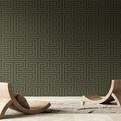 Galerie Wallcoverings Product Code: 27519 - Synergy Wallpaper Collection Galerie Wallcoverings Product Code 27519 - Synergy Wallpaper Collection - Silver Grey Colours - Geometric Maze Design