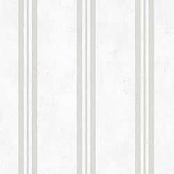 Galerie Wallcoverings Product Code 32635 - City Glam Wallpaper Collection - White Colours - Mixed Stripe Design