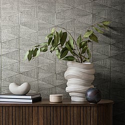 Galerie Wallcoverings Product Code 33355 - The Woods And Wicker Wallpaper Collection - Grey Colours - Graphic Design