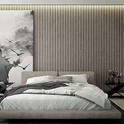 Galerie Wallcoverings Product Code 33959 - Eden Wallpaper Collection -  Wood Stripe Design