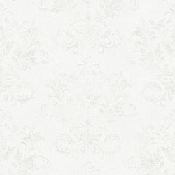 Galerie Wallcoverings Product Code 34010 - Hotel Wallpaper Collection - White Colours - A textured damask Design