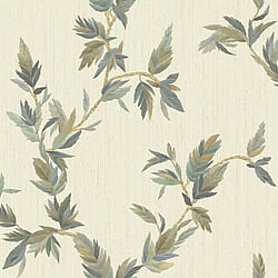 Galerie Wallcoverings Product Code 35915 - Ornamenta Wallpaper Collection - Beige Green Colours - Thin Leaf Design