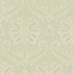 Galerie Wallcoverings Product Code 35935 - Ornamenta Wallpaper Collection - Green Colours - Traditional Damask Design