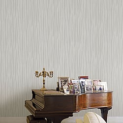 Galerie Wallcoverings Product Code 42561 - Opulence Wallpaper Collection - Greige Colours - Pleated Texture Design