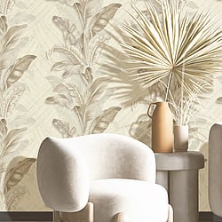 Galerie Wallcoverings Product Code 49300 - Stratum Wallpaper Collection - cream beige Colours - Palma Design