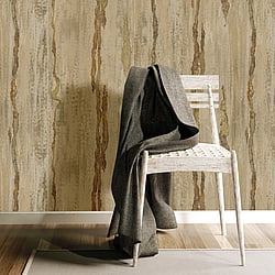 Galerie Wallcoverings Product Code 49362 - Stratum Wallpaper Collection - gold brown Colours - Verticale Design