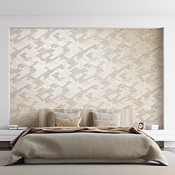 Galerie Wallcoverings Product Code 64677 - Slow Living Wallpaper Collection - Beige Cream Colours - Ralph Linen white Design