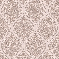 Galerie Wallcoverings Product Code 7007 - Emporium Wallpaper Collection - Pink Colours - Emporium Ogee Design