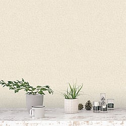 Galerie Wallcoverings Product Code 7382 - Evergreen Wallpaper Collection - Cream Colours - Linen Plain Design