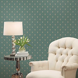 Galerie Wallcoverings Product Code 95603 - Ornamenta 2 Wallpaper Collection - Blue Colours - Ornamenta Motif Design