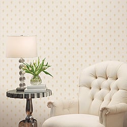 Galerie Wallcoverings Product Code 95614 - Ornamenta 2 Wallpaper Collection - White Gold Colours - Ornamenta Motif Design