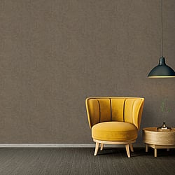 Galerie Wallcoverings Product Code AC60032 - Absolutely Chic Wallpaper Collection - Brown Grey Metallic Colours - Distressed Geometric Texture Design