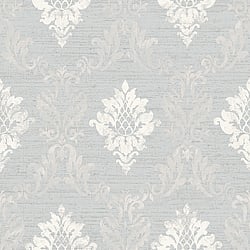 Galerie Wallcoverings Product Code CI38241 - Classic Silks 4 Wallpaper Collection - Silver Grey Colours - Silk Damask Design