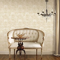 Galerie Wallcoverings Product Code CI38257 - Classic Silks 4 Wallpaper Collection - Pearl, Beige Colours - Sari Damask Design