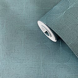 Galerie Wallcoverings Product Code DT-FA3004 - Boutique Wallpaper Collection - Blue Colours - Zen Design