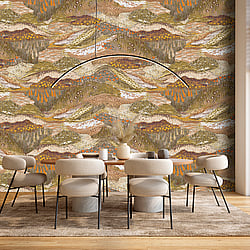 Galerie Wallcoverings Product Code DW2025 - Designer Walls Wallpaper Collection - Ochre Colours - Livelliuniti Design