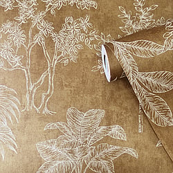 Galerie Wallcoverings Product Code DWP0361-04 - Zen Wallpaper Wallpaper Collection -  Floating Foliage Design