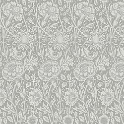 Galerie Wallcoverings Product Code ET12507 - Arts And Crafts Wallpaper Collection - Grey Colours - Tonal Floral Trail Design