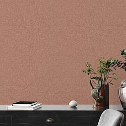 Galerie Wallcoverings Product Code FL61154 - Flourish Wallpaper Collection - Brown/Orange Colours - Textile Structure Design