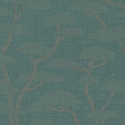 Galerie Wallcoverings Product Code FS72000 - Fusion Wallpaper Collection - Green Colours - Chinoiserie Tree Motif Design