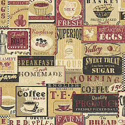 Galerie Wallcoverings Product Code G12297 - Kitchen Recipes Wallpaper Collection -   