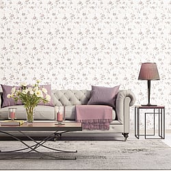 Galerie Wallcoverings Product Code G45325 - Vintage Roses Wallpaper Collection - Beige Colours - Trailing Rose Design