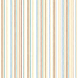 Galerie Wallcoverings Product Code G56040 - Just 4 Kids 2 Wallpaper Collection - Blue Beige Colours - Washed Striped Design