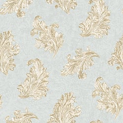 Galerie Wallcoverings Product Code G68663 - Palazzo 2 Wallpaper Collection - Blue,Beige,Gold Colours - Acanthus Design