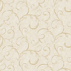 Galerie Wallcoverings Product Code G68673 - Palazzo 2 Wallpaper Collection - Cream,Beige,Gold Colours - Palazzo Scroll Design