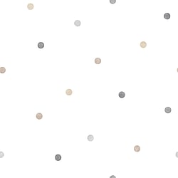 Galerie Wallcoverings Product Code G78365 - Tiny Tots 2 Wallpaper Collection - Beige Grey Tan Colours - Dots Design