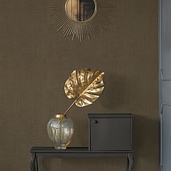 Galerie Wallcoverings Product Code HV41045 - Havana Wallpaper Collection - Brown Colours - Havana Stripe Weave Motif Design