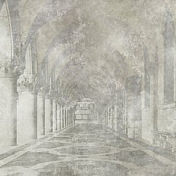 Galerie Wallcoverings Product Code WH45278M - Welcome Home Murals Wallpaper Collection - Beige, Cream, Grey Colours - Vintage Historical Palace Architecture Design