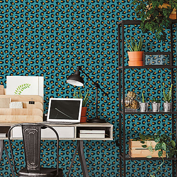 Galerie Wallcoverings Product Code 18537 - Into The Wild Wallpaper Collection - Blue Colours -  