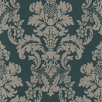 Galerie Wallcoverings Product Code 200252 - Venise Wallpaper Collection - Dark Green Colours -  