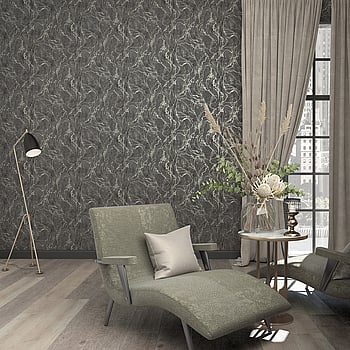 Galerie Wallcoverings Product Code 34257 - The New Design Book Wallpaper Collection - Black  Silver Colours -  