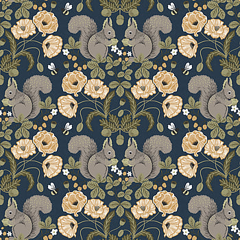 Galerie Wallcoverings Product Code 44123 - Apelviken 2 Wallpaper Collection - Dark Blue Colours -  