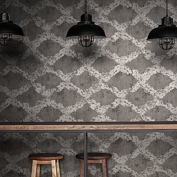 Galerie Wallcoverings Product Code 64985 - Crafted Wallpaper Collection - Brown Grey Silver Colours -  