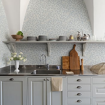 Galerie Wallcoverings Product Code 82031 - Hidden Treasures Wallpaper Collection - Blue grey Colours -  