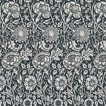 Galerie Wallcoverings Product Code ET12500 - Arts and Crafts Wallpaper Collection - Black White Colours -  
