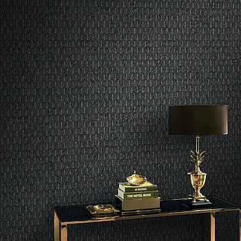 Galerie Wallcoverings Product Code F-VL6007 - Lustre Wallpaper Collection - Blue Colours -  