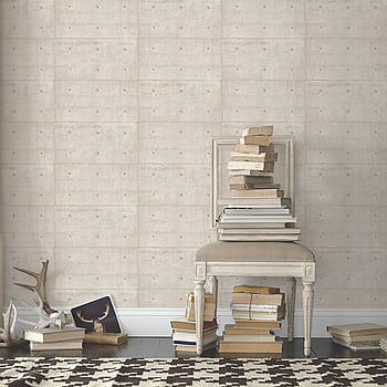 Galerie Wallcoverings Product Code G45372 - Grunge Wallpaper Collection - Beige Colours -  