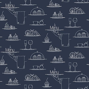 Galerie Wallcoverings Product Code G45407 - Just Kitchens Wallpaper Collection - Navy Colours -  